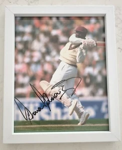 Gordon Greenidge Signed And Framed Cricket Print 8 X 10 Inch COA West Indies - Picture 1 of 1