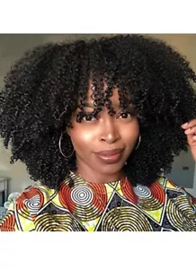 ASHART 20" kinky Curly 100% Human Hair 200% density - Picture 1 of 1
