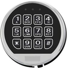 Gun Safe Lock Replacement with Solenoid Lock W/ Chrome Keypad Safe Electronic