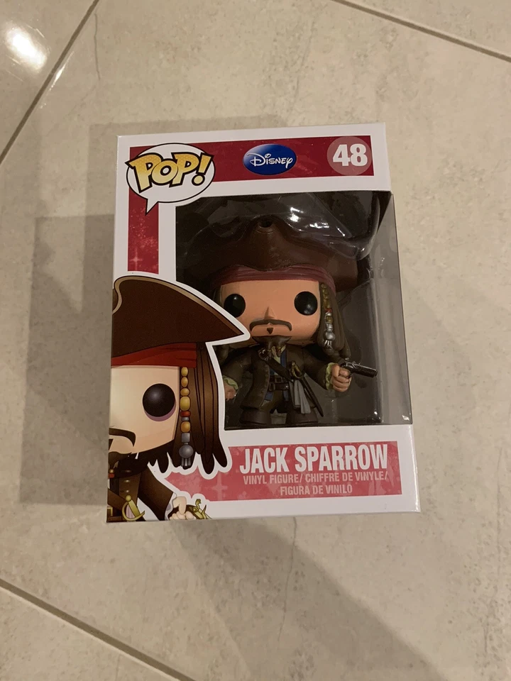 Disney Jack Sparrow #48 FUNKO Pop Vinyl Figure *NEW* AUTHENTIC RARE! +PROTECTOR - image 1 of 4