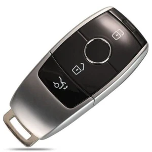 3 Buttons Flip Keyless Entry Remote Folding Key Fob Shell For Mercedes C200 E260 - Picture 1 of 5