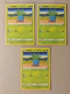 3x Oddish 001/196 Pokemon card Lost Origin common NM - Picture 1 of 1