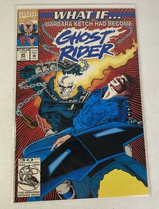 Vtg 1993 What If Barbara Ketch Had Become Ghost Rider #45 Marvel Comic-NM - B&B - Picture 1 of 2