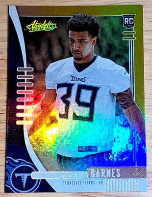 Alex Barnes /10 (RC)💎👀- 2019 Panini Absolute  - Refractor - Titans - Image 1 of 3
