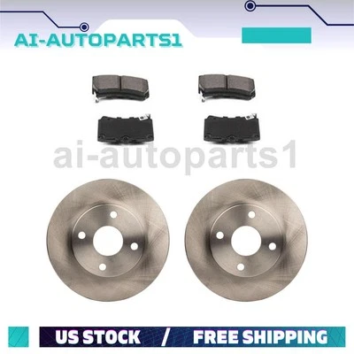 Комплект передних тормозных дисков и тормозных колодок для Ford Escort 1991 - 1993 1994 1995 1996 годов выпуска - Изображение 1 из 4