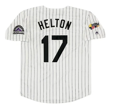 Todd Helton 2007 Colorado Rockies World Series Home White Jersey Men’s Large - Image 1 of 3