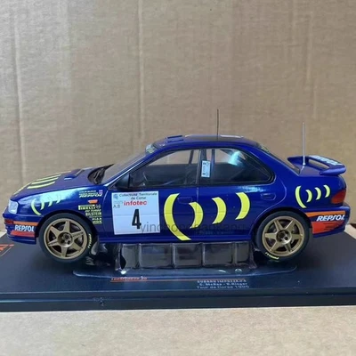 Modelo de aleación de carreras IXO 1:18 SUBARU IMPREZA #4 1995 Foto 1 de 4