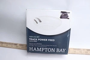 Hampton Bay Linear Track Floating Power Feed White 2400-Watt 1004612897 - Picture 1 of 3