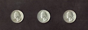 Washington Quarters - 1962 -1963 and 1964 ALL Denver Mint - Picture 1 of 2