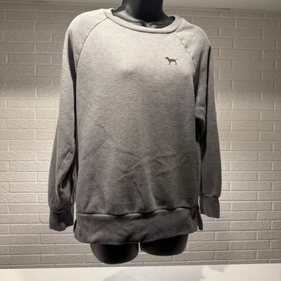 ROSA Victoria's Secret Gris Perro Logo Love Rosa Floral Sudadera Para Mujer XS Foto 1 de 4