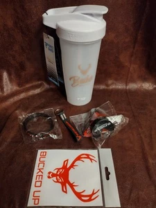 Bucked Up Babe Built in Shaker 28oz Elevate Hydration fitness Set - Picture 1 of 12