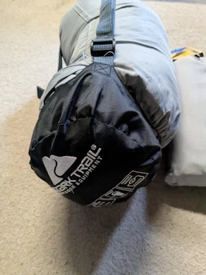 Ozark Trail Grey Adult Mummy Sleeping Bag with free sleeping bag liner - Image 1 of 3