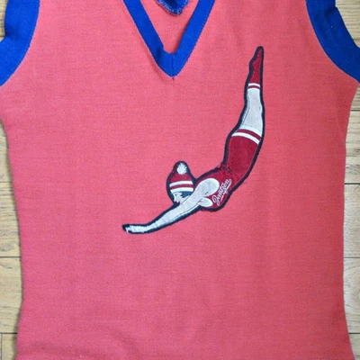 Traje de baño Jantzen de lana para mujer años 20 Foto 1 de 4