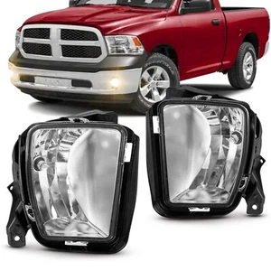 Luces antiniebla de parachoques luces de conducción izquierda y derecha para Dodge Ram 1500 2013-2018 - Imagen 1 de 9