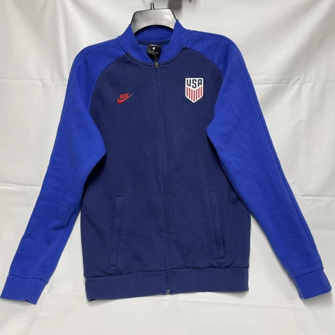 Nike USA Soccer Full Zip Jacket - Blue - Men’s Small - CI8452-421 Football Cover