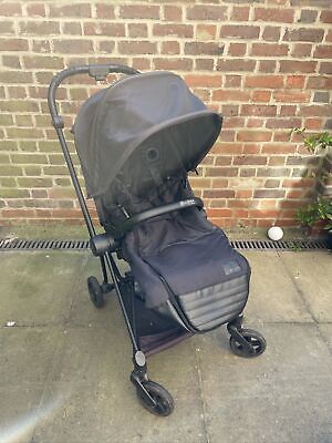Cybex Mios Matt Black Used In Good Condition Sleeping Bag Seat Insert Included • 30£