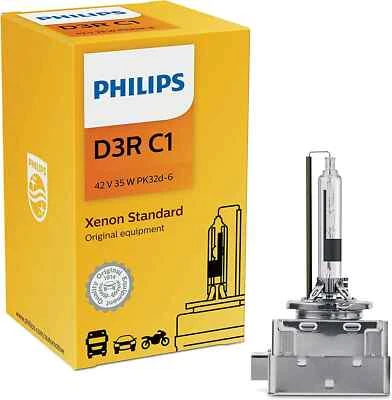 Philips D3R C1 35W 42V Xenón Estándar HID Coche Automotriz Faro Bombilla 1 Paquete Foto 1 de 3
