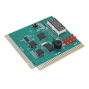 PC Diagnostic Card 4 Digit Standard PCI ISA Port Dual POST Code Display Desktop - Photo 1/22