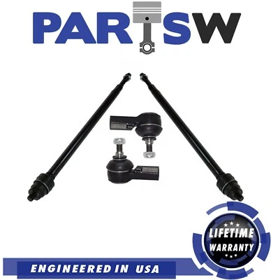 4pc Inner and Outer Tie Rod Ends for 2001 - 2003 2004 2005 Honda Civic Acura EL - Image 1 of 3