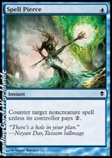 Spell Pierce Foil // // NM // Zendikar // Engl. // Magic the Gathering