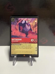 Disney Lorcana Rattenzahn 121/204 Karte Non-Holo Aufstieg der FlutgestalteNM DE - Picture 1 of 2