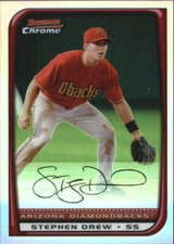 2008 Bowman Chrome Refractors Baseball Card Pick