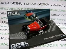 OPE119 voiture 1/43 IXO OPEL collection 4/12 PS Laubfrosch 1924/1926 rouge