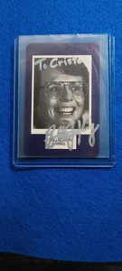 BILLIE JEAN KING-SIGNED 1993 FACE TO FACE GAME CARD PERSONALIZED TENNIS LEGEND