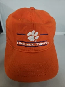 Cappellino regolabile Clemson Tigers arancione con logo ricamato - Foto 1 di 4