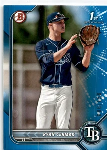 Bowman Draft 2022 Ryan Cermak #BD-81 azul #/150 SN - Imagen 1 de 2
