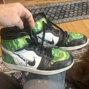 Rick & Morty Custom Sneaker mit "Gaming Scientist" Custom Artwork - Bild 1 von 11