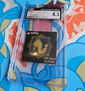 Gyarados - Pokemon Candy Stickers 2023 Korean Striking 24K Gold Plating CGC 8.5 - Picture 1 of 3