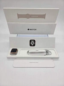 Bracelet sport GPS uniquement Apple Watch SE 1ère génération 40 mm or rose Starlight A2351 - Photo 1 sur 5