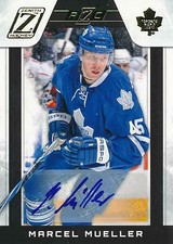 2010-11 Zenith ROOKIE AUTOGRAPHS #145 MARCEL MÜLLER - x/99 - Toronto Maple Leafs