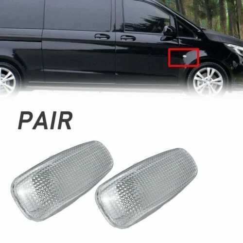 2X Clignotant Latéral Blanc Pour Mercedes-Benz W210 W208 W638 CLK SLK-Class