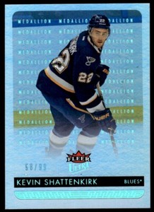 2014-15 Ultra Platinum Medallion Kevin Shattenkirk 58/99 St. Louis Blues #165
