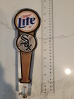 Vintage Miller Lite Chicago White Sox Acrylic Beer Tap Handle - Rare 🔥⚾