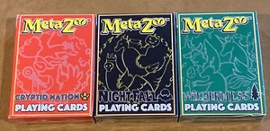 (3) MetaZoo WPT Kickstarter Nightfall Cryptid Nation Wilderness Deck Lot - Picture 1 of 2