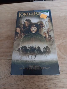 The Lord of the Rings Fellowship of the Ring 2002 VHS Sealed - Never Circulated - Picture 1 of 2
