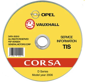 Opel Corsa, Series “D” (2006-2014) Workshop Manual On CD ITA - Picture 1 of 3