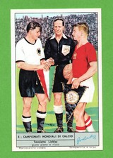 SOCCER CARD 1966 LIEBIG MILANO (NO PANINI) FERENC PUSKAS & FRITZ WALTER "C"