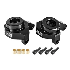 Nudillos de dirección de aluminio NexxSpeed (negros) - axial scx24 - Imagen 1 de 2