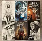 Alice Cooper 2 Set Of 6 1 10 Lee Mangum Sayger Photo B And W Variant Comic Book Ba