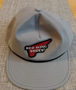 Red Wing Shoes Gray Sample Not For Sale Hat - Picture 1 of 5