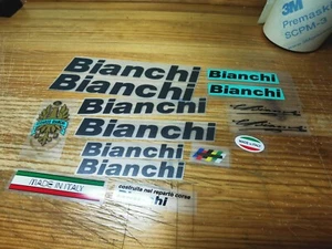 Bianchi Genius vinilo pegatinas decal set sticker vinyl adesivi autocollant ステッ - Foto 1 di 13