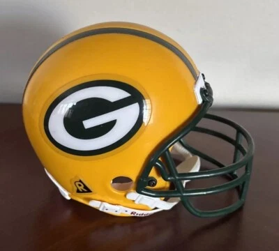 绿色湾包 RIDDELL NFL 足球微型迷你头盔 — 第 1/4 张图片