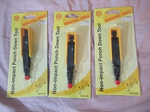 Three Non-impact no impact non impact Punch Down Tool  NEW Hanlong Tools - Picture 1 of 5