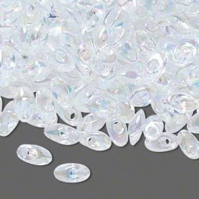 Cuentas de semillas de vidrio Magatama transparentes de 7 mm de largo Miyuki de 50 gramos - Elige tu color Foto 1 de 2