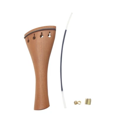  1 Set Violin Tailpiece Wooden Violin Finetuner Tailpiece Instrument Part (Light - image 1 of 4