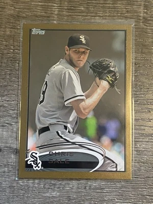 2012 Topps Chris Sale #149 Gold / 2012 ERROR Misprint - Image 1 of 4